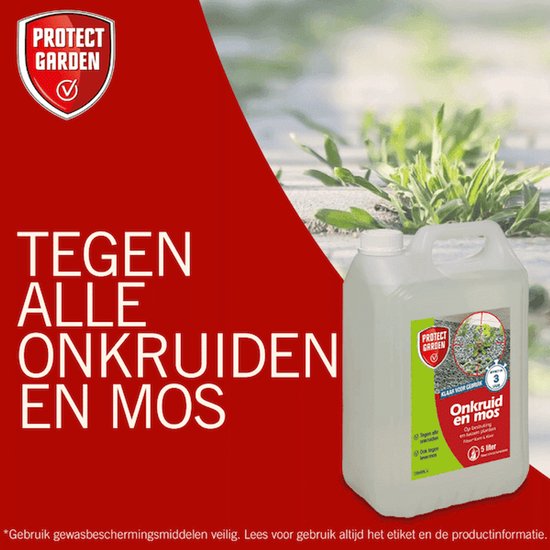 Protect Garden Flitser onkruidmiddel Kant & Klaar (5000 ml) - Krachtige Onkruidverdelger - Met gratis cheatsheet van Protect Garden Flitser — afbeelding 4