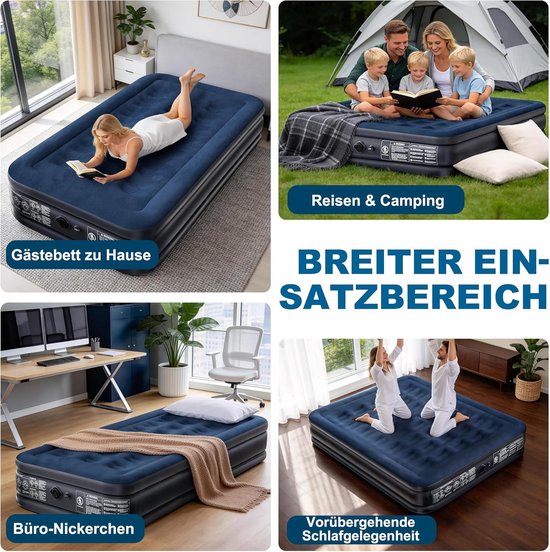 2 Persoons Luchtbed - Luchtmatras - Opblaasbaar Bed - Slaapmat — afbeelding 4