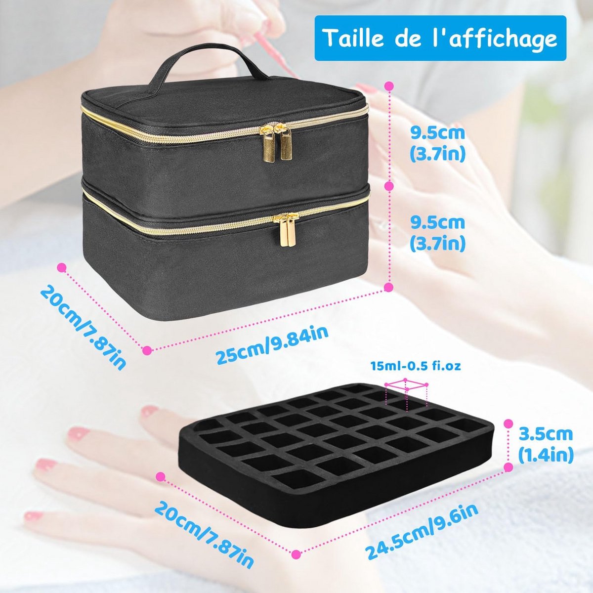 Nagellak Koffer - Nagel Koffer - Nagellak Organizer - Beautyartikelen