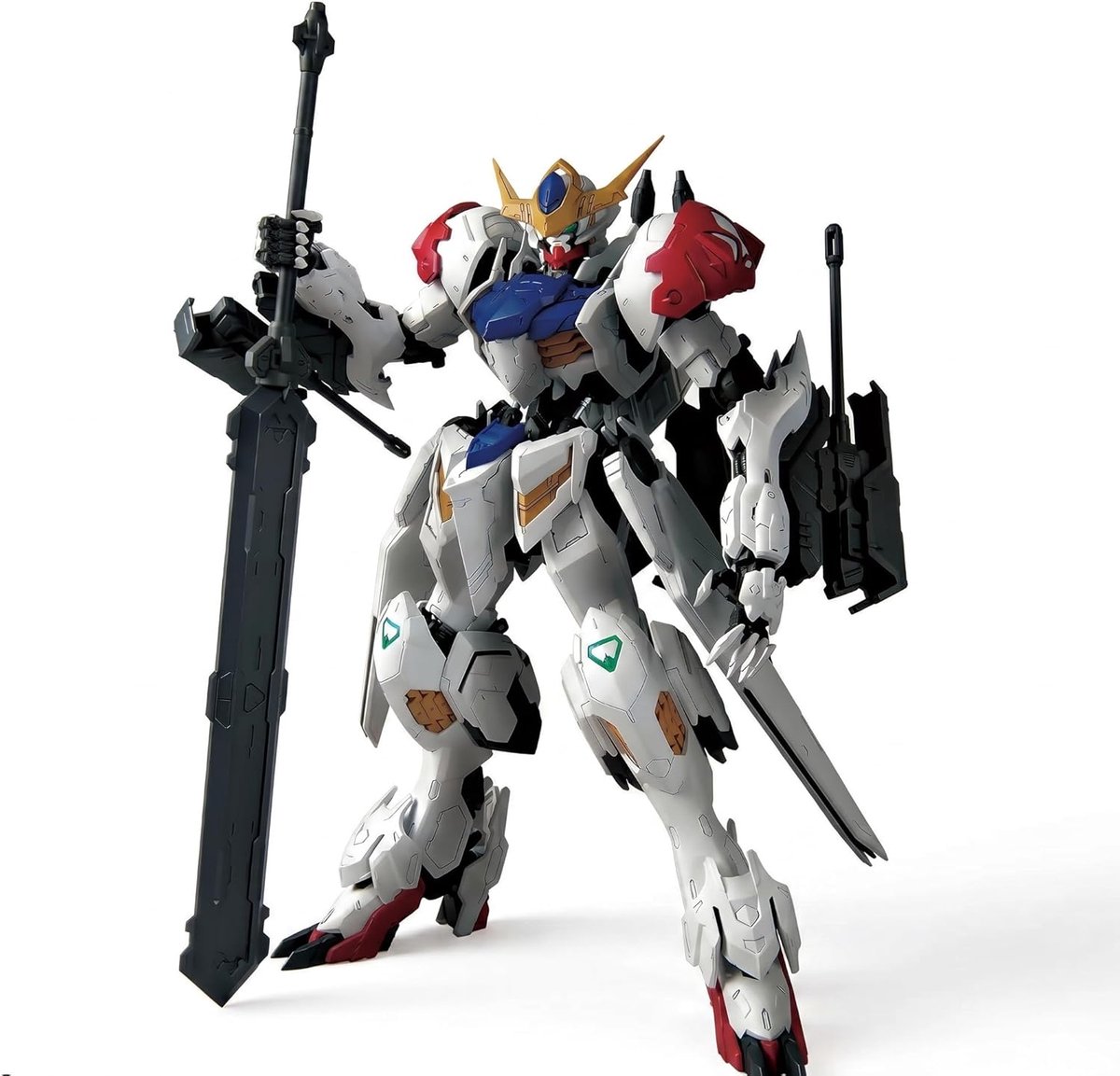 Gundam Barbatos Lupus MG 1/100 Model kit | Gunpla robot bouwpakketten voor volwassenen | Speelgoed modelbouw zonder verf lijm of gereedschap | Japanse 3D kunstof puzzel | Manga anime action figure box set incl stand