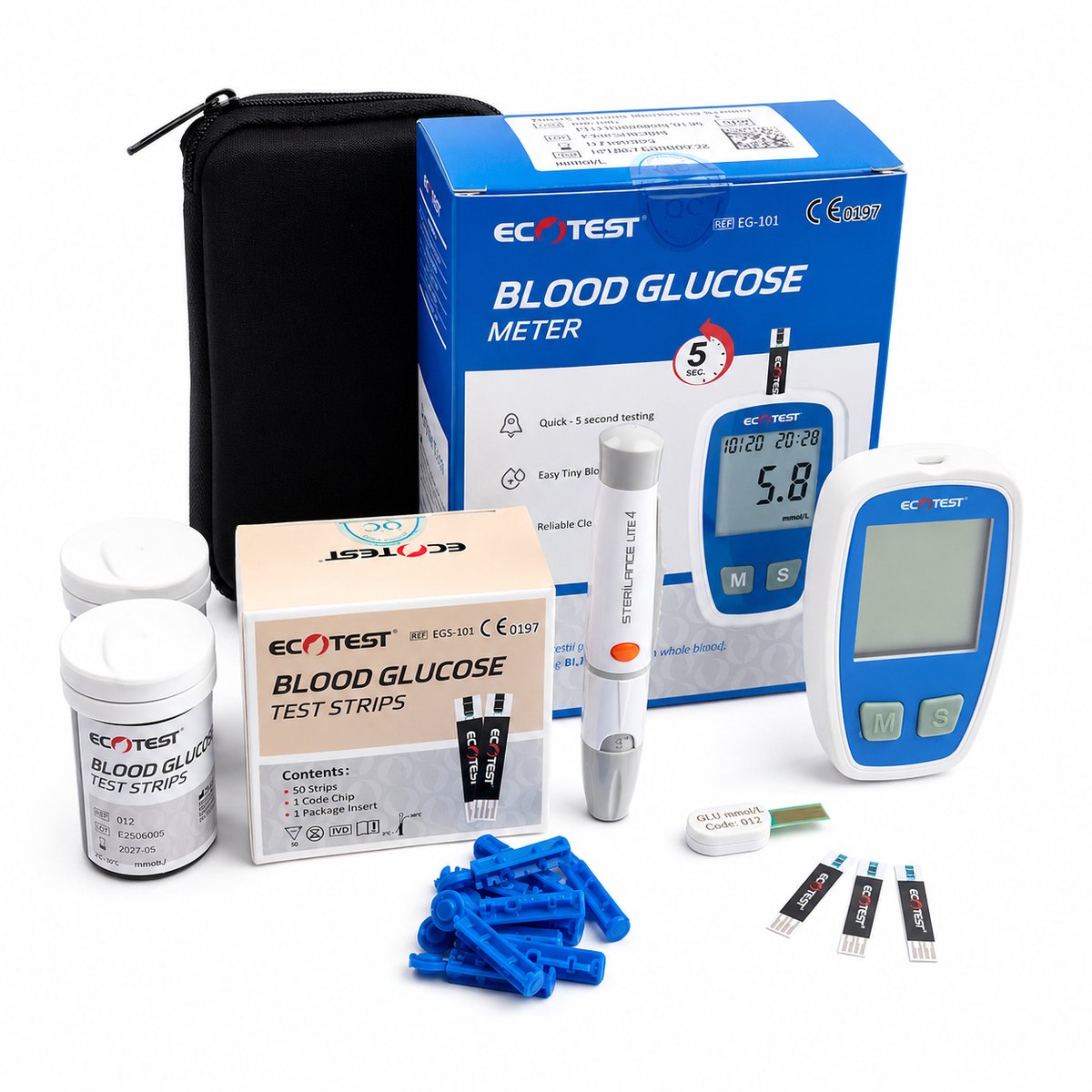Ecotest Ecotest Bloedglucosemeter startpakket