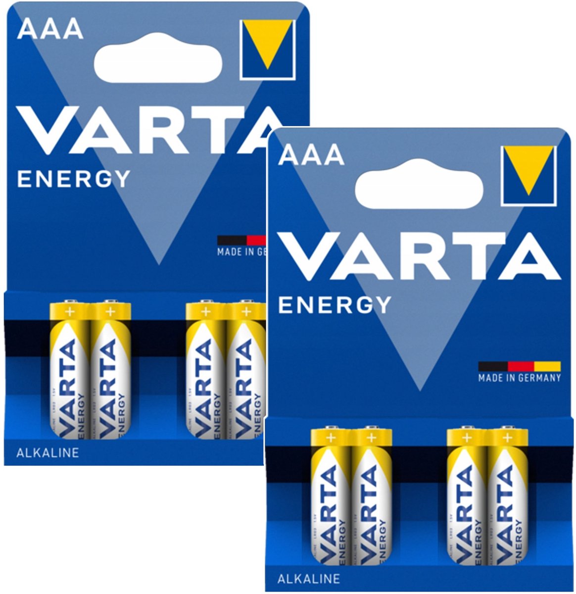 Varta Energy 8stuks R-03 LR03 AAA-batterijen 1,5 V Value Pack 4103