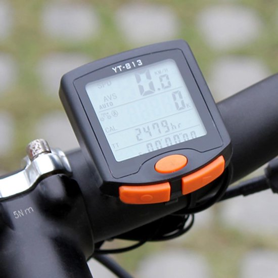 Draadloze Fietscomputer - Kilometerteller Fiets - Waterdicht — afbeelding 2
