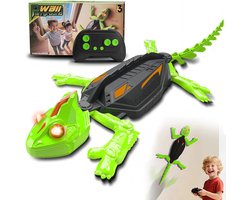 TEKROA® Bestuurbare Auto - RC Auto - Robot Speelgoed Binnen - Muurklimmende Gekko - Oplaadbaar - Dubbele modus voor op de vloer en tegen de muur - Geschikt voor kinderen vanaf 3 jaar