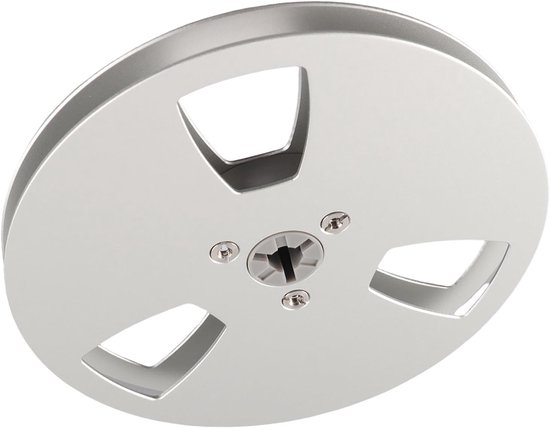 Lege Oprolspoel - Tape Haspel - Opname Benodigdheden - Verbeterde Geluidskwaliteit - 5 Inch - Zilver — afbeelding 5