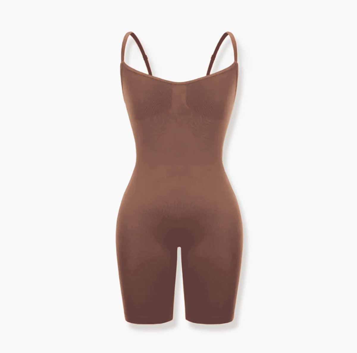 Bodysuit met corrigerende werking en bijpassende broek - Bruin - XL