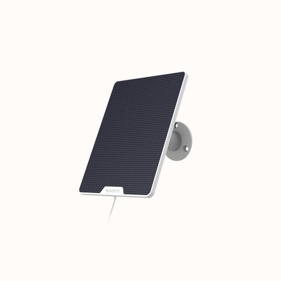 Swann Solar Pannel - Compatibel met Swann Beveiligingscamera's - Continue Stroomvoorziening - IP65 Weerbestendig voor Buitensurveillance en Cameralading - USB‑C & Micro‑USB van Merkloos — afbeelding 2