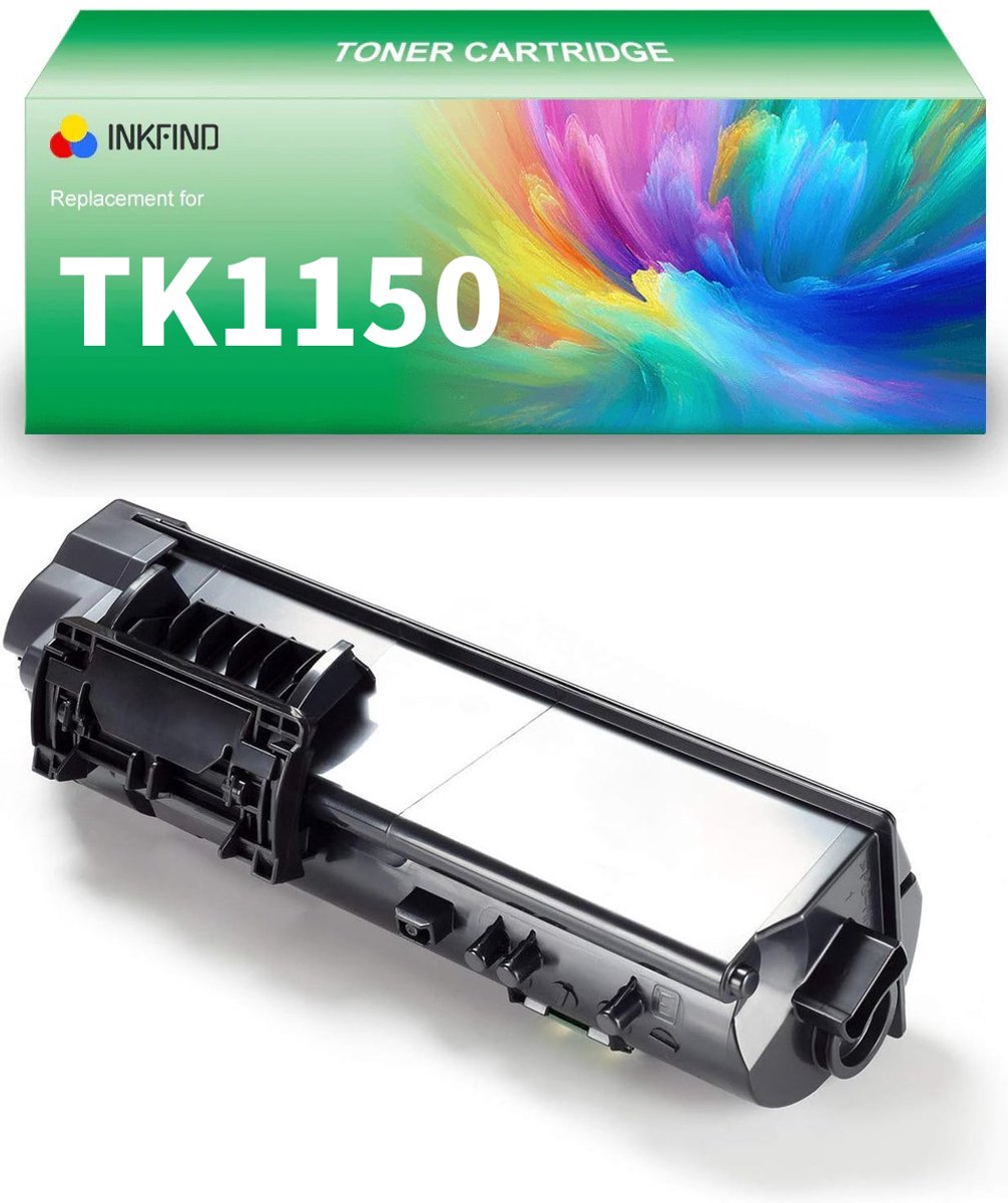 INKFIND TK1150 Zwart tonercartridge van 1 stuk compatibel met Kyocera TK1150 TK-1150 voor Kyocera ECOSYS M2135DN/M2635DN/M2735DW; P2235D/DN/DW 1-pack BK