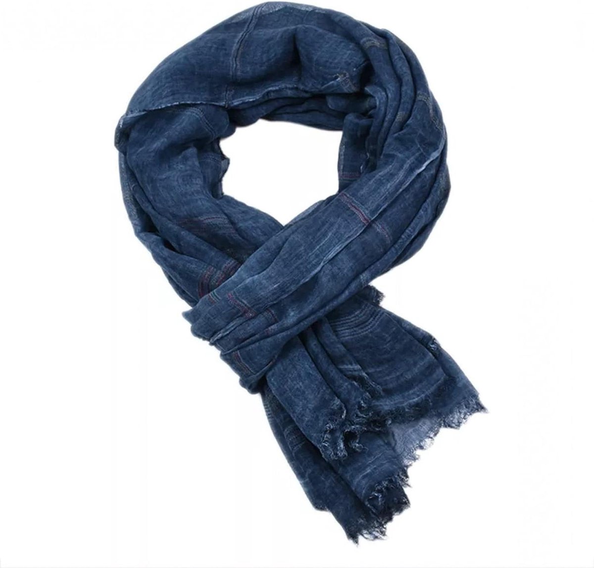 Heren Sjaal - Winter Accessoire - Warmte en Stijl - Gestreept Tie-Dye - 90x190cm - Meerdere Kleuren