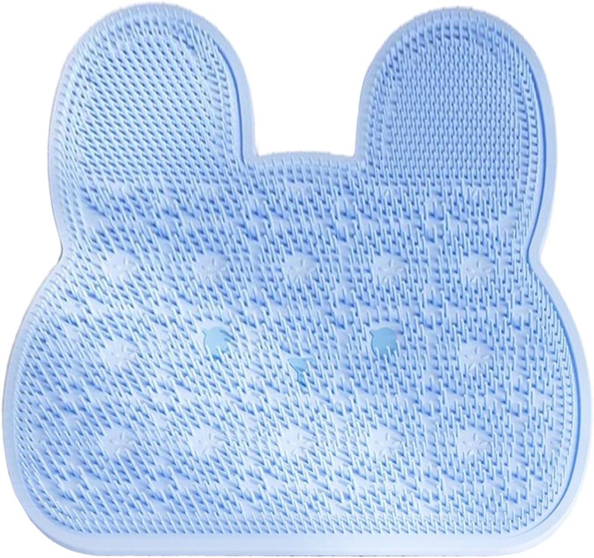 Voetschrobmat - Douche schrobber - Voet reinigen - Antislip zuigsysteem - 33 x 31 cm - Grijs