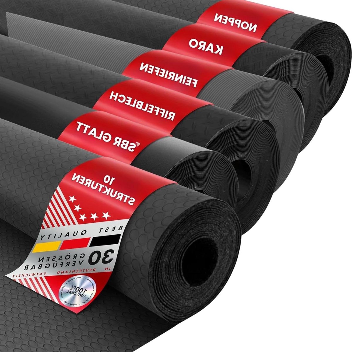 Rubberen mat - Loper vloerbedekking - Bouw bescherming - Op maat gesneden - 100 x 125 cm -