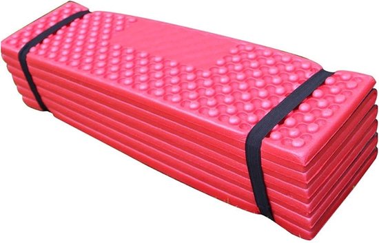 Schuimstofmatras Campingmatras - Slaapmat Schuim - Outdoor Activiteiten - Ergonomische Ondersteuning - 186 x 57 x 2 cm - Oranje — afbeelding 5