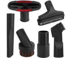 6-delige accessoire set Geschikt voor stofzuigers - Universele stofzuigerborstel Geschikt voor Kärcher stofzuigers, meubelstofzuigerborstel accessoires