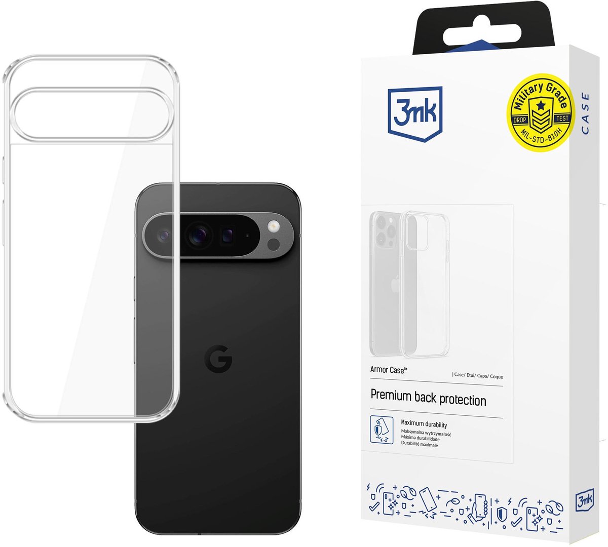 3Mk Armor Hoesje Voor Google Pixel 10 Pro Xl Met Versterkte Schermbescherming
