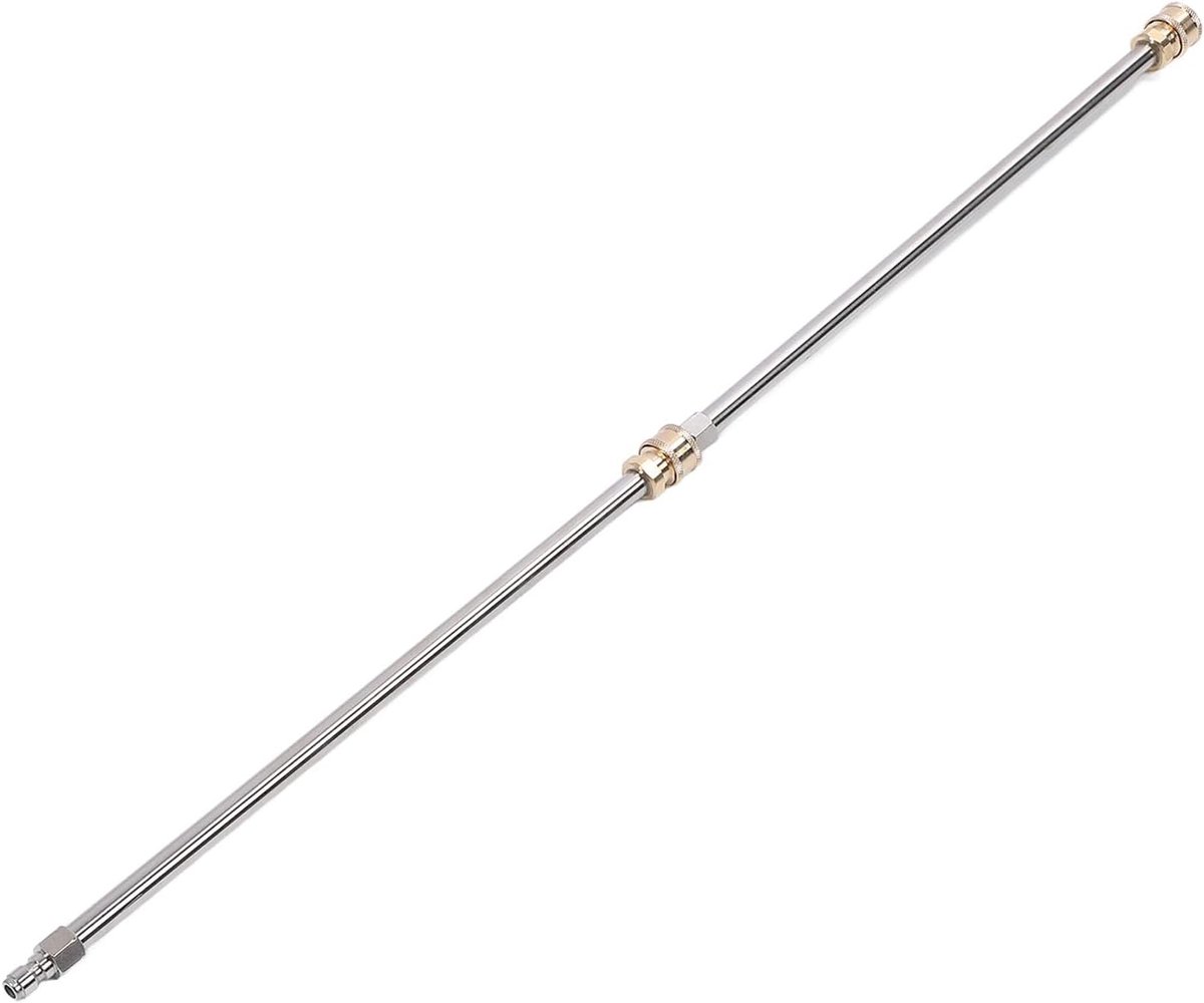 Hogedrukreiniger Lans - Reinigingsverlengstuk - Auto en huis reinigen - Ergonomisch ontwerp - 40 cm - Zilver