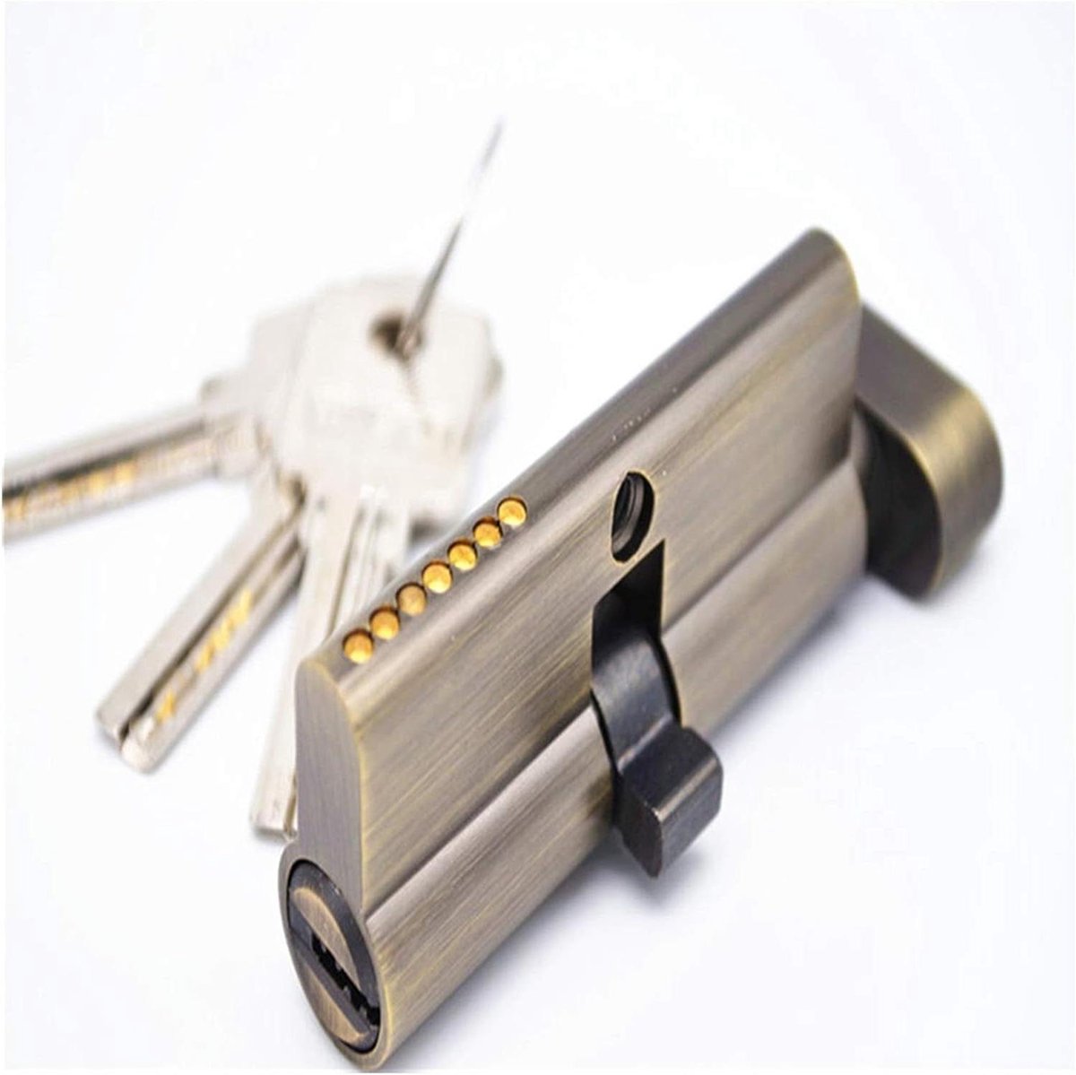 Slot Cilinder - Deurslot Cilinder - Veiligheid Thuis - Anti-diefstal Ontwerp - 70mm - Zwart