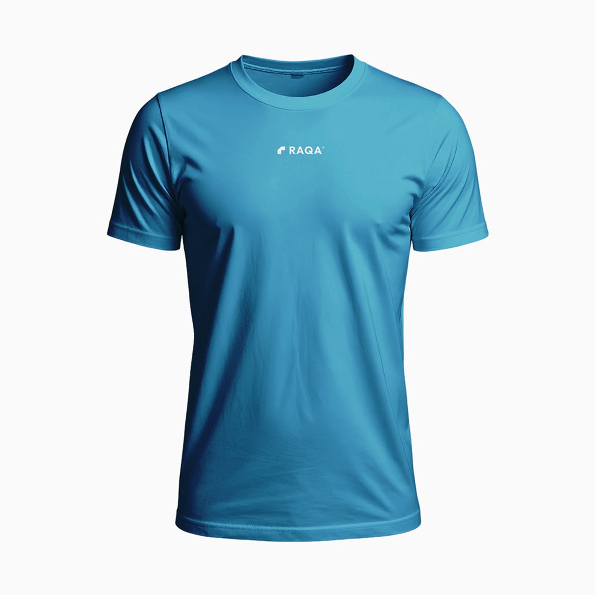 Raqa ® Padel Shirt - Bajada - Tennis shirt - Heren - Sneldrogend Sportshirt - Ademend - Lichtgewicht - Normale Pasvorm - Licht blauw - L