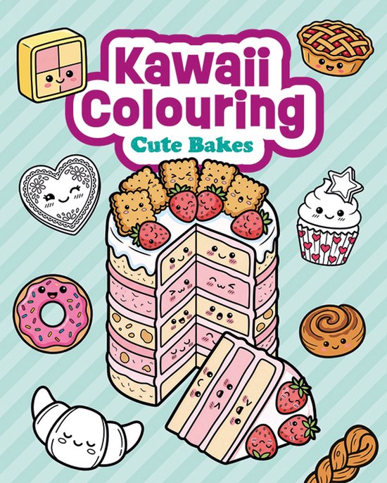 Kawaii Coloring- Kawaii Colouring: Cute Bakes - cover