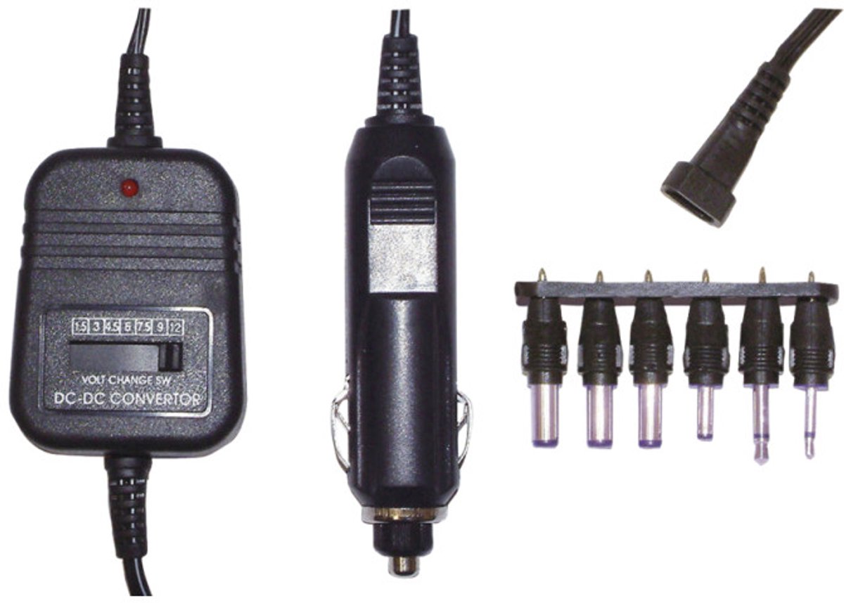 Eagle DC-DC converter 800mAh - input 12-13,8volt - Output 1,5/3/4,5/6/7,5/12volt