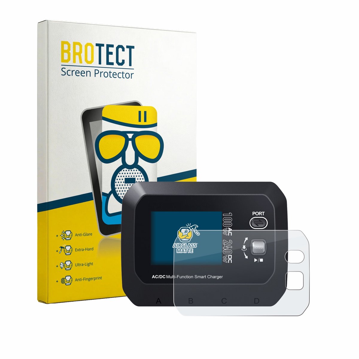 BROTECT - Screenprotector voor SkyRc Q100 Neo - Folie Beschermfolie Beschermglas matte