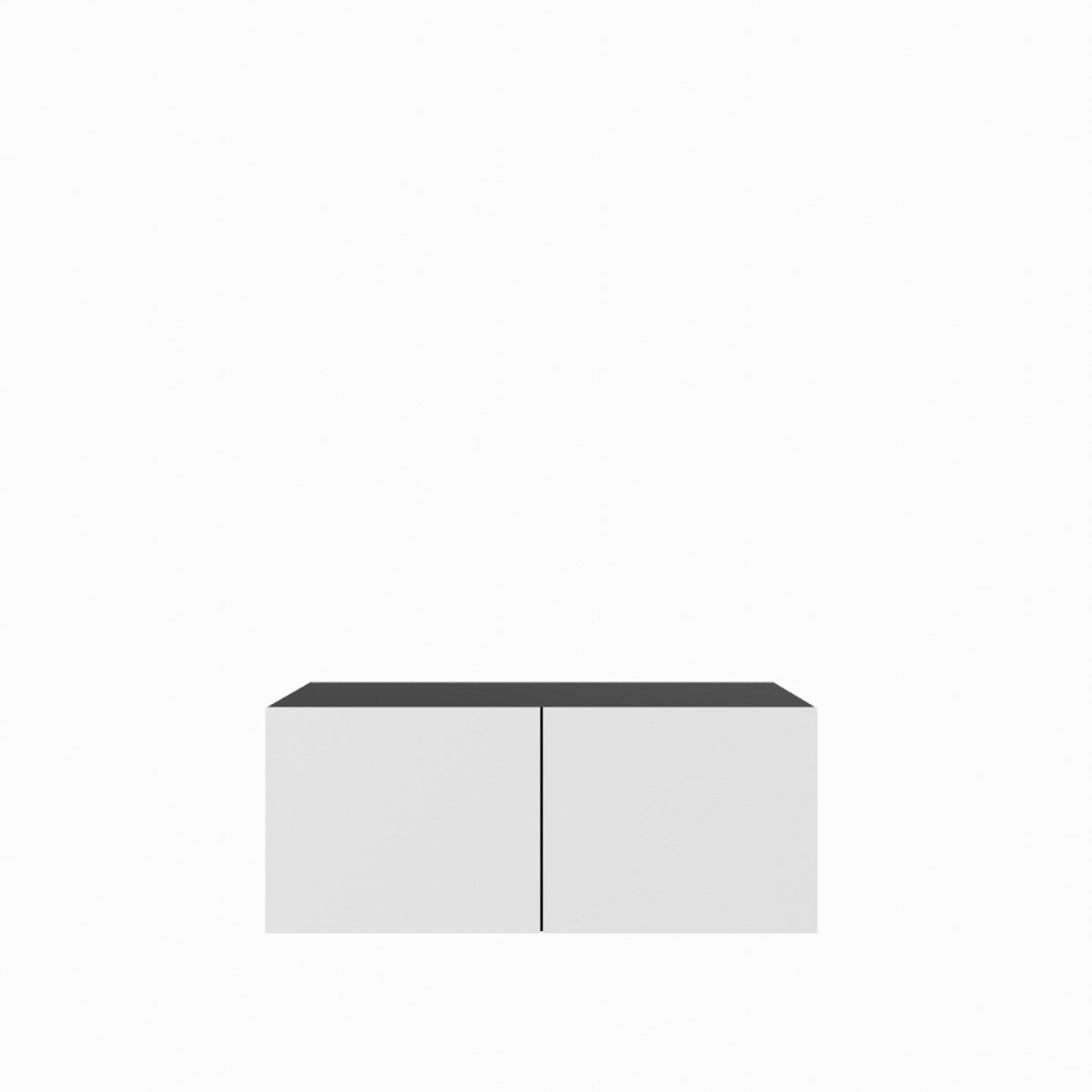 Margaret Hadas24 TV-kast Leo 1x100 cm (zwart + wit)