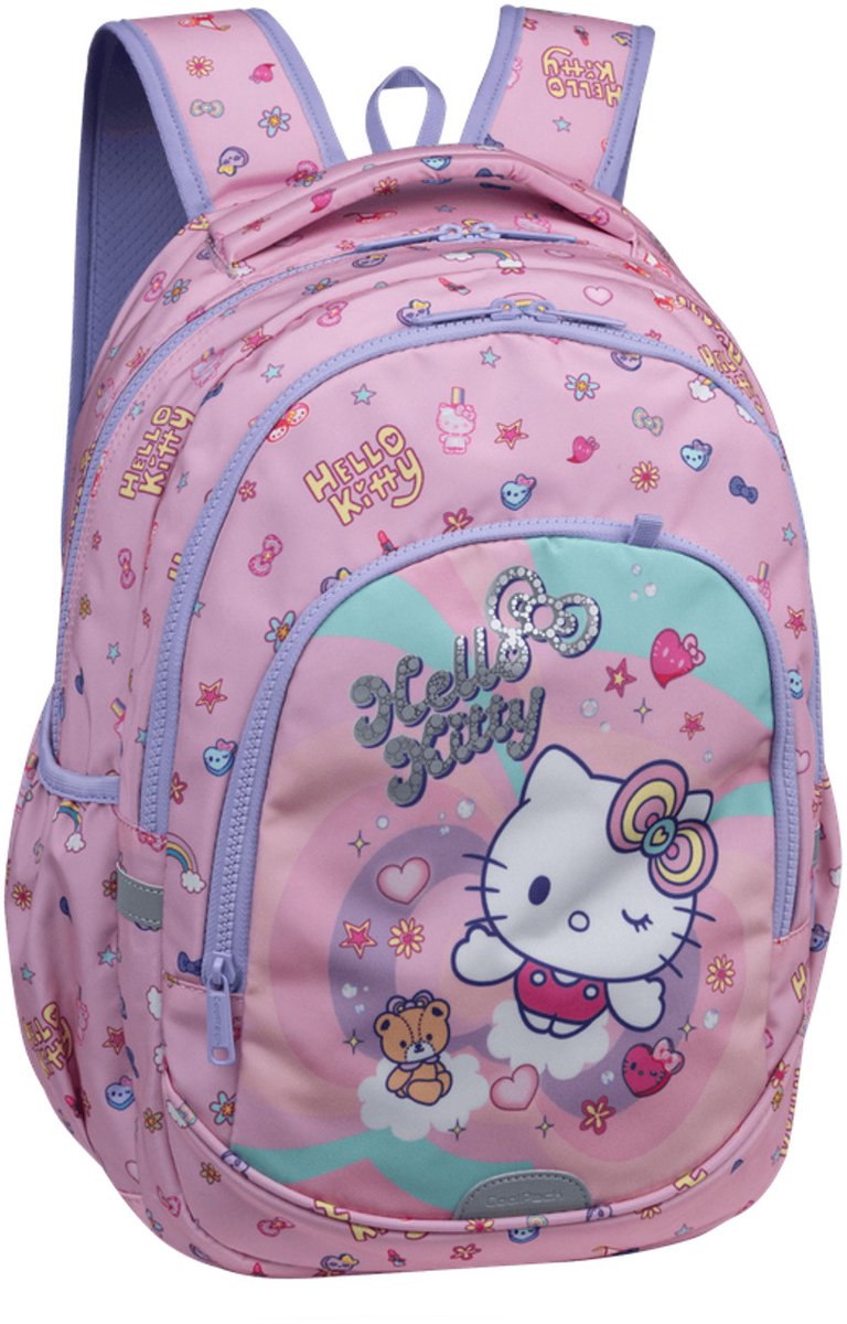 Hello Kitty Prime Pro Coolpack - Rugzak - schoolrugzak met Laptopvak 16" - Roze