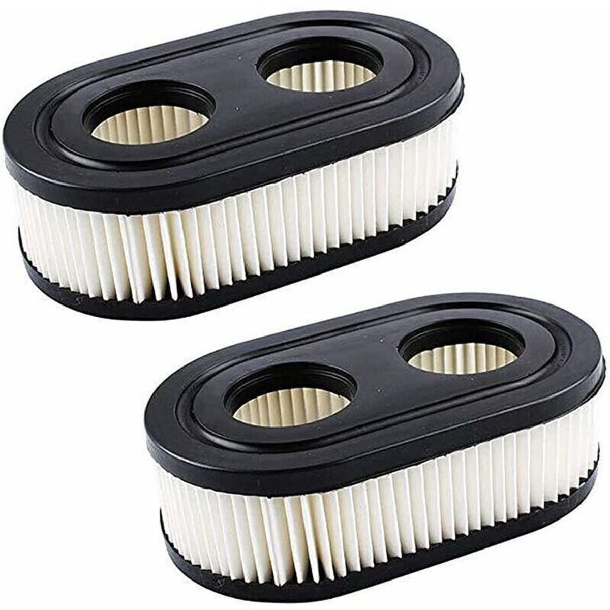 Tweedelig motorluchtfilter geschikt voor Briggs & Stratton grasmaaiers, serienummer 593260 4247 5432 5432K 09P702, luchtfilterelement.