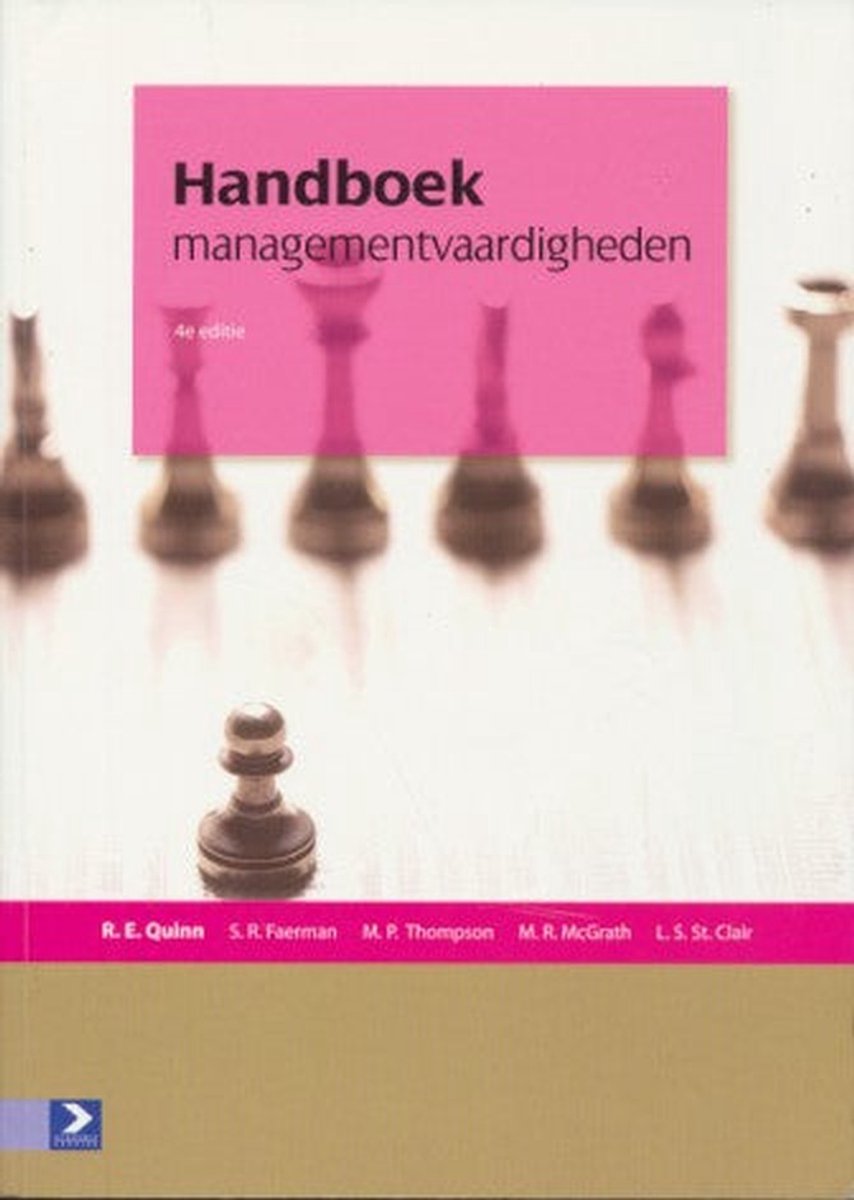 Handboek Managementvaardigheden in nieuwstaat