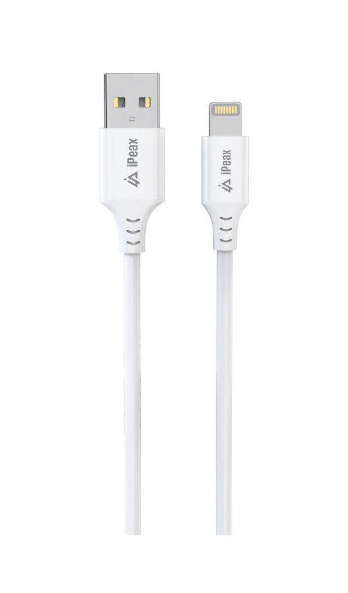 iPeax USB-A naar Lightning Kabel – 1,5 Meter – Wit