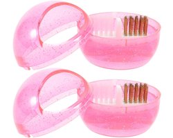 Sanding Head Cleaning Brushes voor Nagels, Professionele Nagelborstels, Reinigingsgereedschap voor Nageltechnici, Effectieve Carbon en Metalen Borstels