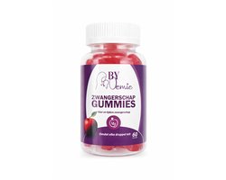 Byoemie Zwangerschap Gummies – Zwangerschapsvitamines met Foliumzuur, Vitamine D & B12 – Vegan – Appelsmaak – 60 Stuks (30 Dagen)