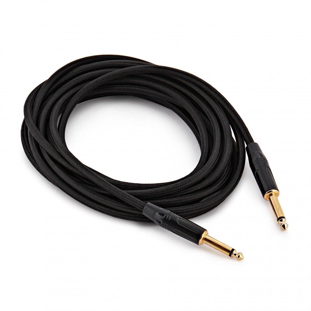 6.35mm TS Jack - 6.35mm TS Jack Gevlochten Pro Kabel, 9m