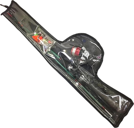 Hengelpakket Compleet - Visset Telescoophengel - Vissen Uitwerpen - Ultralicht Glasvezel - 12 meter - Rood — afbeelding 3