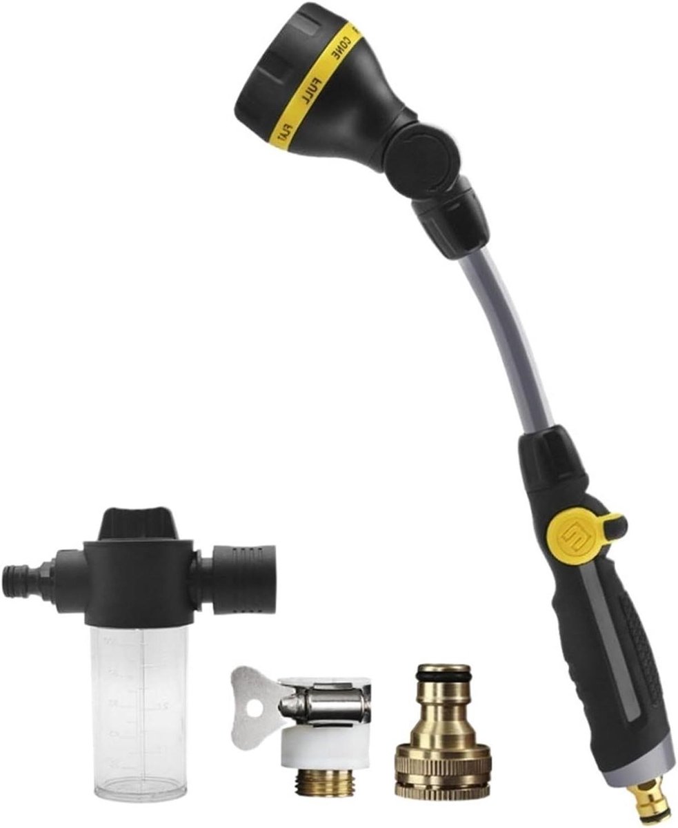 Tuinslang spuitpistool - Water spuitpistool - Auto en tuin reinigen - 180° verstelbaar mondstuk - 1x1x1 cm - Niet gespecificeerd