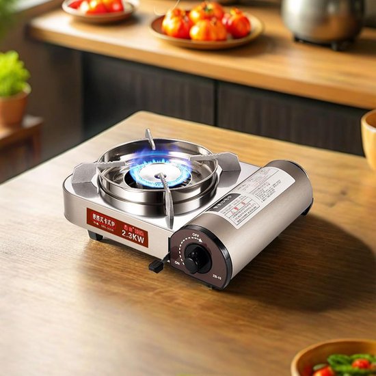 Compacte Kampeerbrander - Draagbare Kooktoestel - Outdoor Koken - Winddicht Ontwerp - 31x29.5x9.5 cm — afbeelding 2
