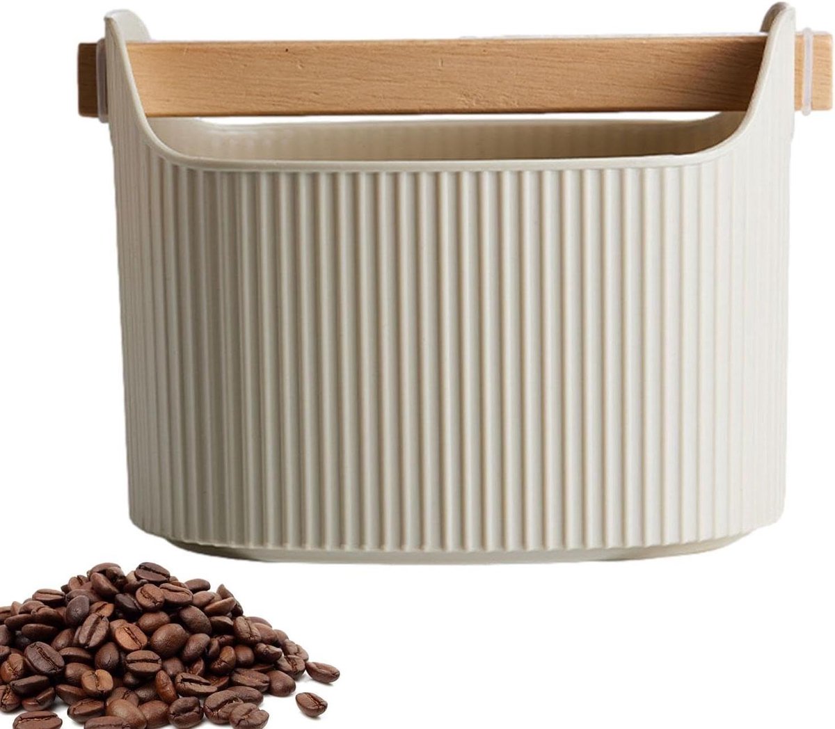 Koffiebox - Espresso emmer - Koffiedik opvangen - Afneembare behuizing - 1300 ml - Melk Koffie