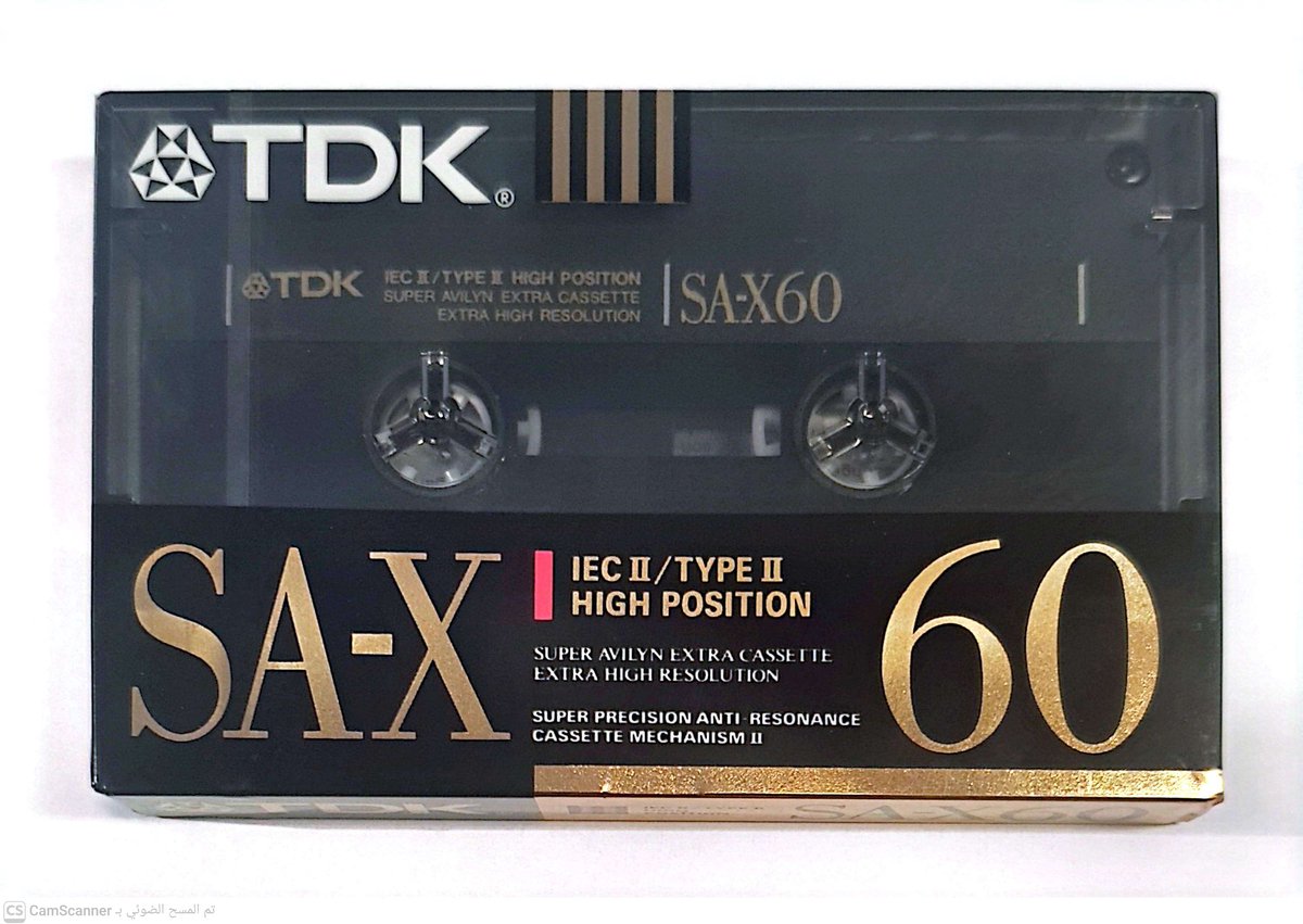 TDK SA‑X 60 Super Avilyn Audio Cassette (Type II)