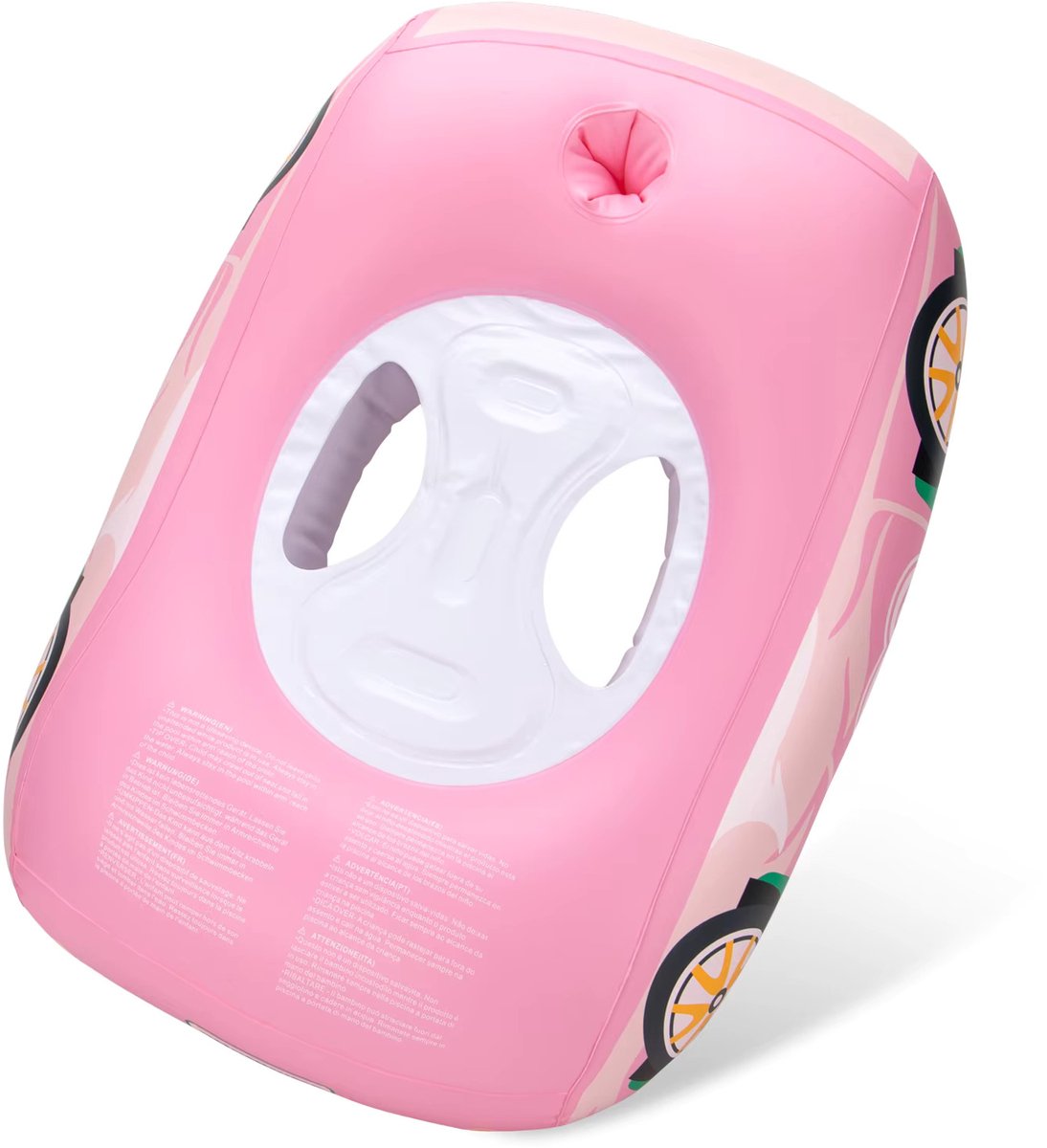 ZwemcoPool Opblaasbare Raceauto - Waterspelletje Zwembad - Met Waterpistool - Roze - 79 x 61 cm – foto 4