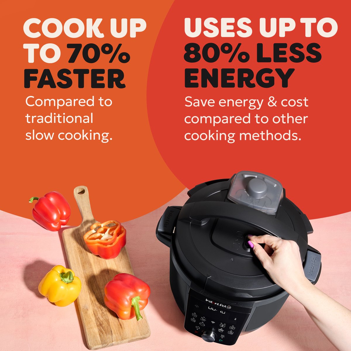 Instant Pot Duo Plus Multicooker 5,7L 1000W Zwart - afbeelding 3
