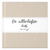Fyllbooks - Invulboek Allerliefste Zus - Cadeau voor Zus - Incl. Quotes en 6 Foto's - 30 Pagina's