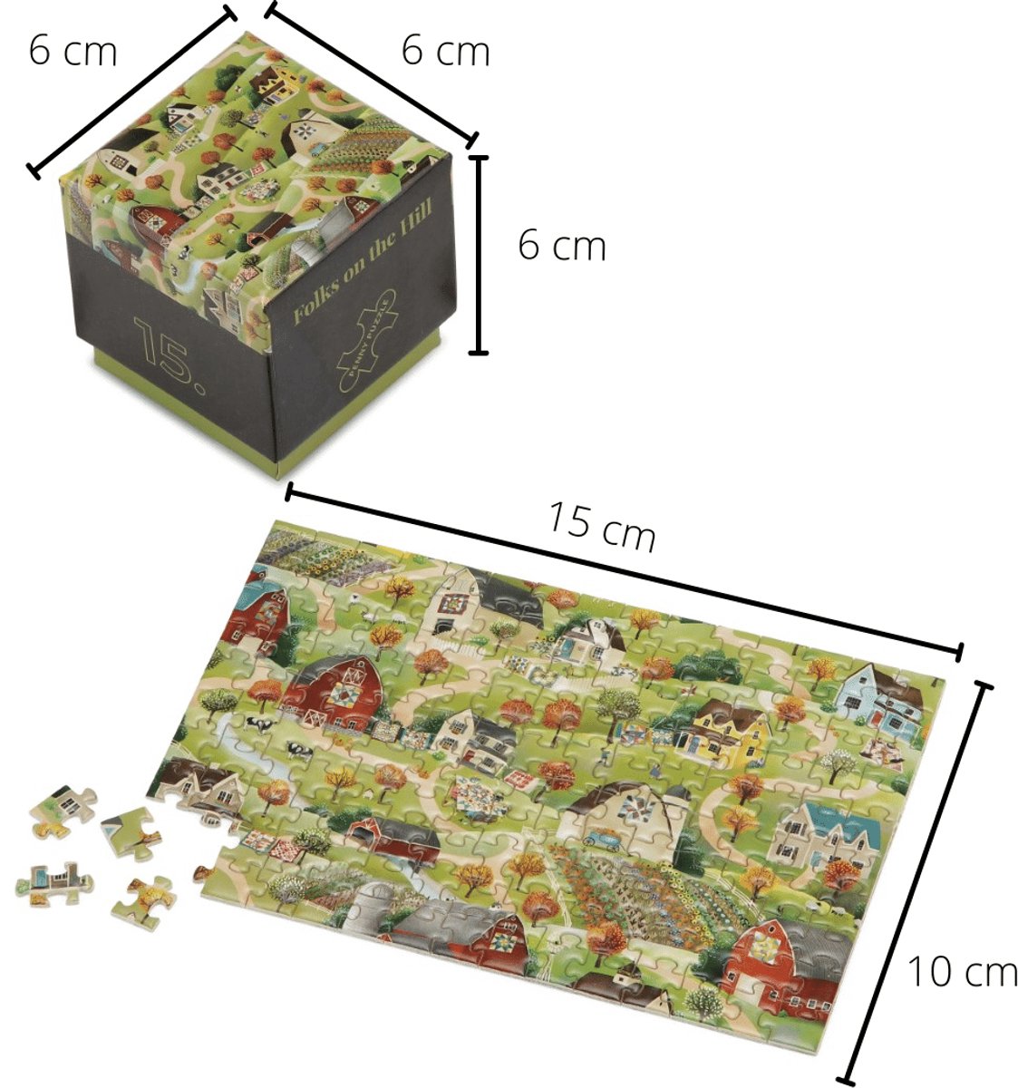Penny Puzzle Folks on the Hill(10x15cm/150st)