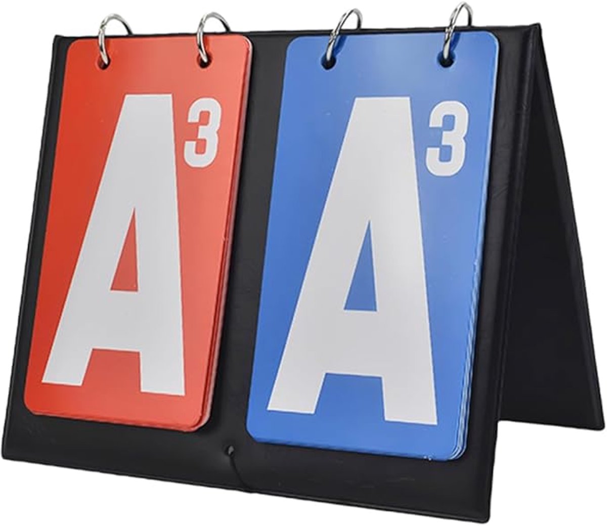 Opvouwbaar scorebord voor tafelvoetbal, draagbaar scorebord voor sportwedstrijden, scorebord voor volleybal, scorebord voor worstelen, praktisch scorebord, herbruikbaar.