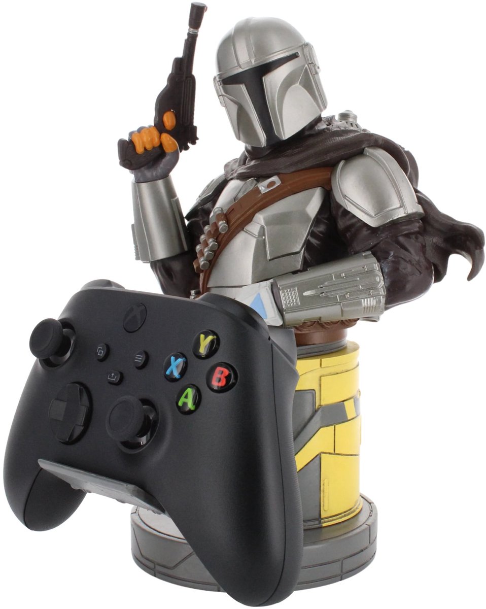 Star Wars - Mandalorian bounty hunter - figurine standaard voor telefoon | controller | oplaadcase (Cable Guys R.E.S.T.) — afbeelding 12