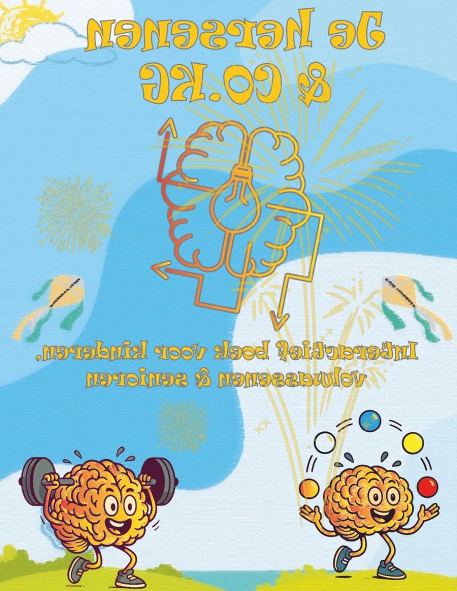 Interactief hersenboek - Activiteitenboek hersenen - Mentale oefening - Verbindt hersenhelften - 80 pagina's - Niet gespecificeerd