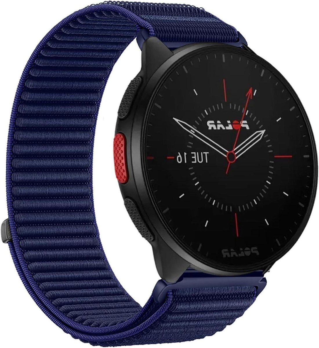 Sportband - Nylon band - Actieve levensstijl - Ademend en comfortabel - Universeel - Donkerblauw