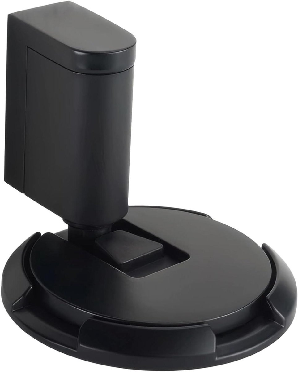 Deurstopper Vloermontage - Deurhouder Verborgen - Bescherming Muren Deuren - Schadevrije Installatie - 5.6 Inch - Zwart