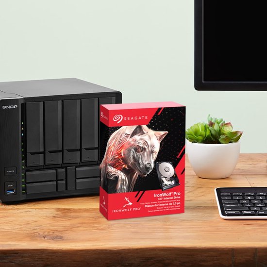Interne Harde Schijf - HDD Opslag NAS Schijf - Data Opslag - 24x7 Prestaties - 4 TB - Zilver van Interne Harde Schijf — afbeelding 2