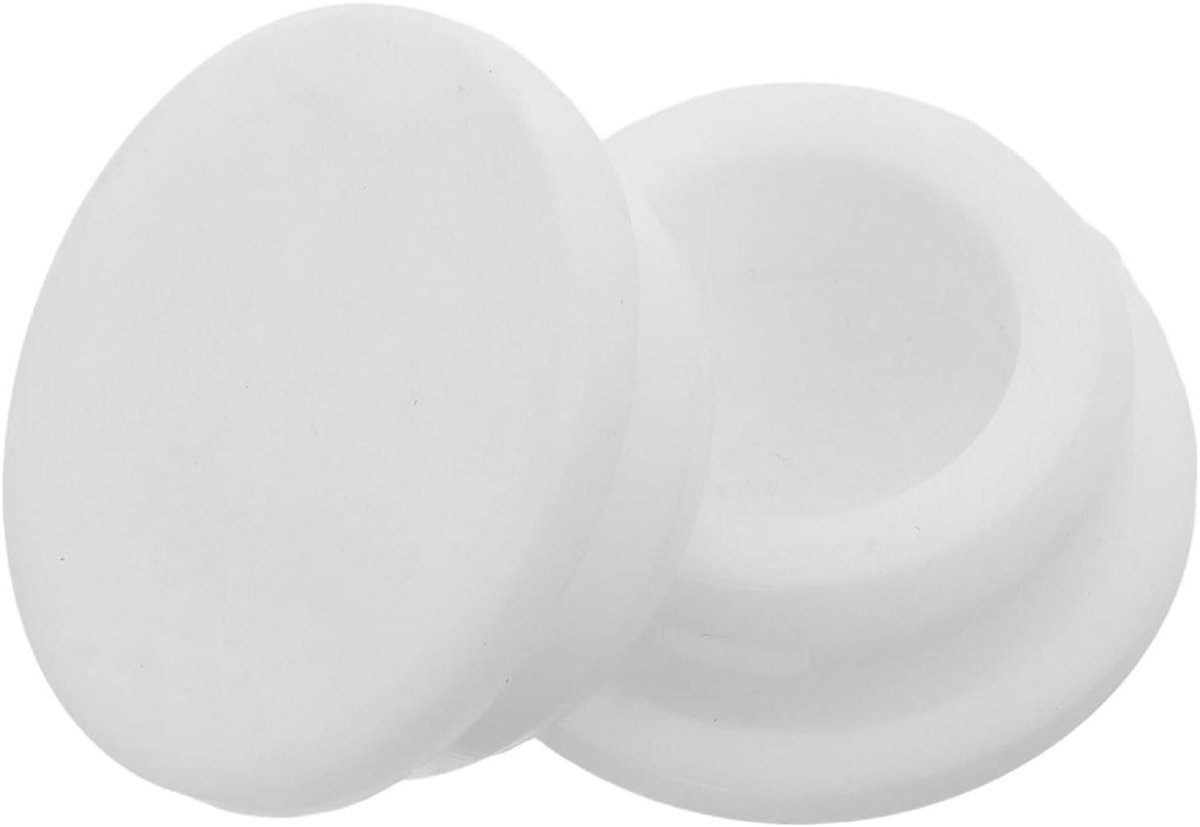 Vrieskist Afvoerstopper - Koelkast Ontdooistop - Lekkage Voorkomen - Koudbestendige Afsluiting - 3.5x3.5x1.5CM - Wit