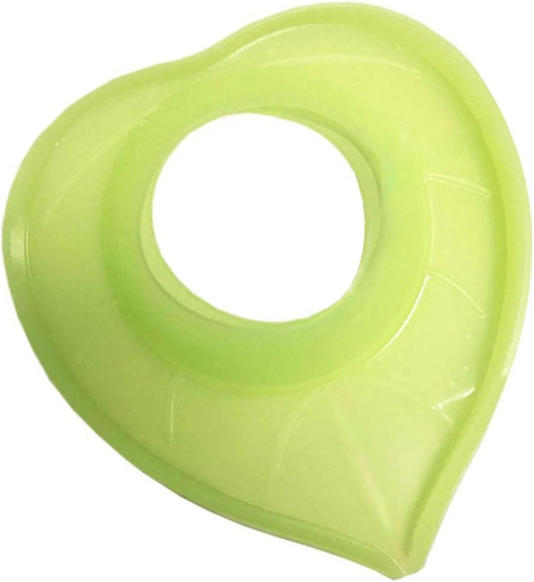 Kraanmat - Spatbescherming - Keuken Hygiëne - Hartvormig Design - 14 cm - Groen