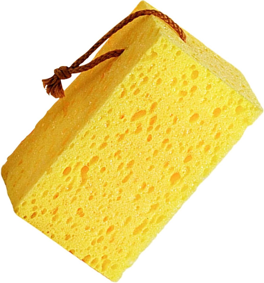 Wassen spons - Grote applicator - Auto reinigen - Honingraat structuur - 17x10x8cm - Geel